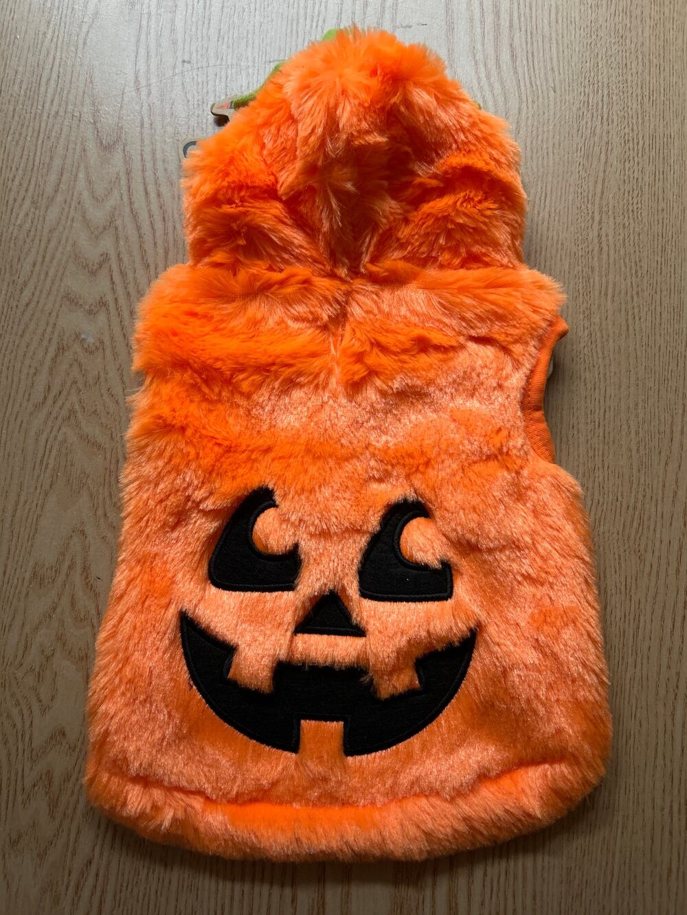 New Doggie Pumpkin🎃 Halloween Costume Small 14-17" ptp 6.5" Waist 8.5" Across